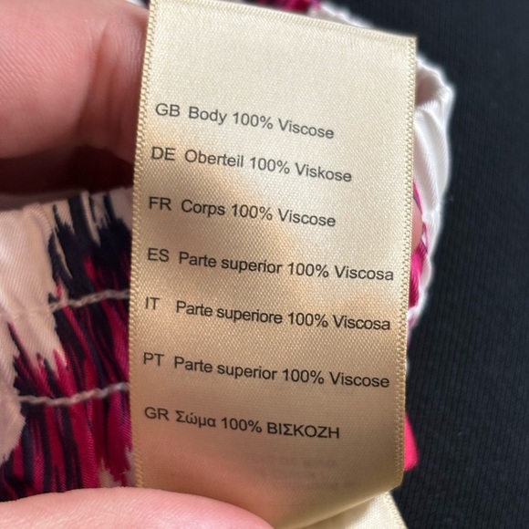 Scotch and soda gia purple floral print wide leg trousers size medium 29 - Picture 12 of 16